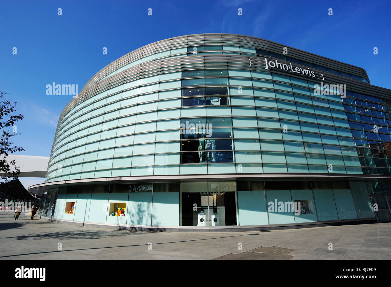 The John Lewis store in the new Liverpool One shopping area Stock Photo