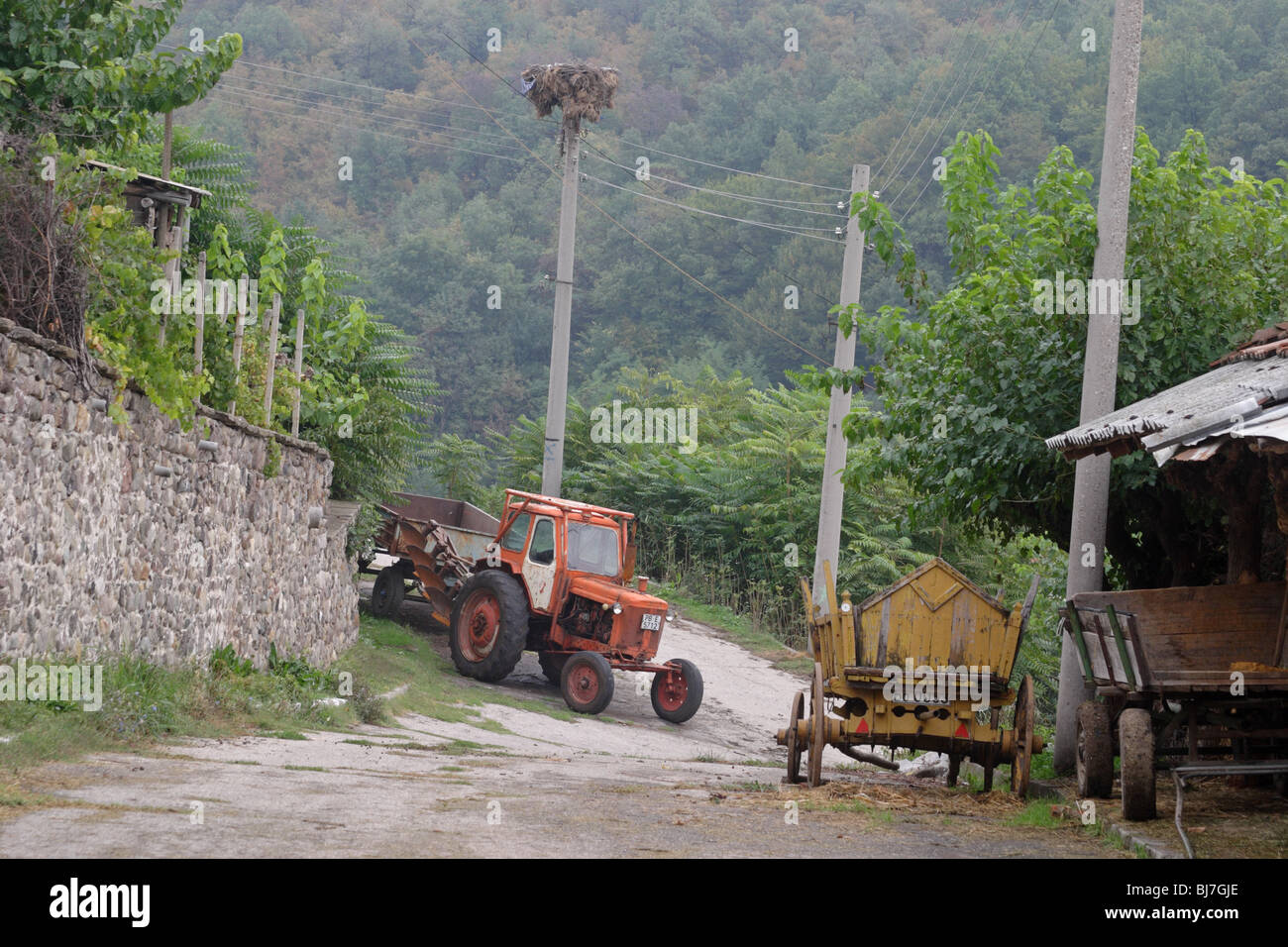 village style of life, Bulgaria Stock Photo