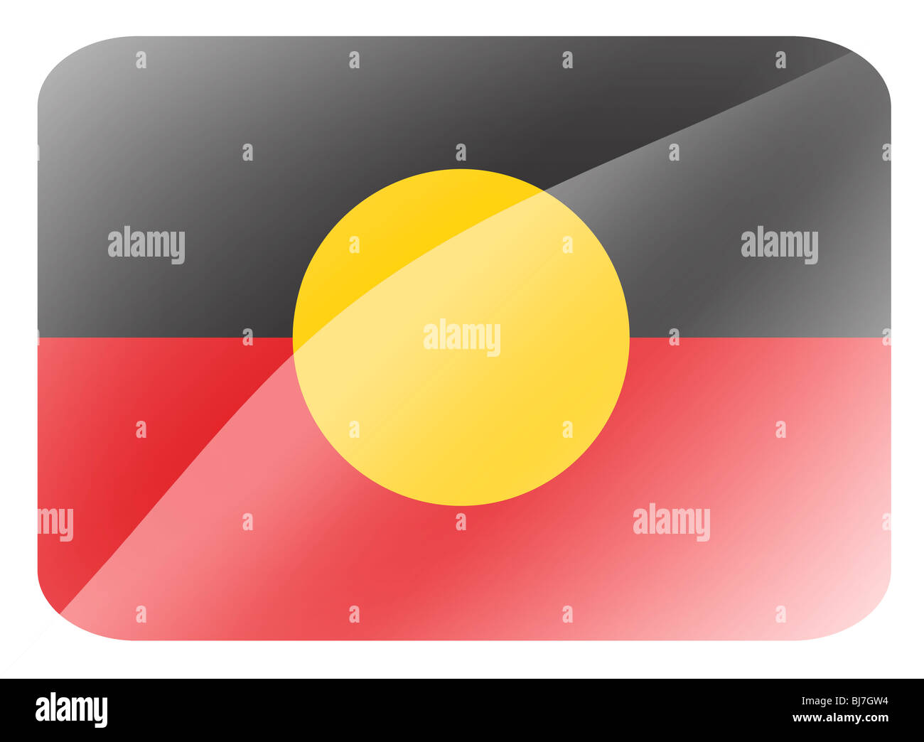 Aboriginal flag Aborigine Aborigines Aborigin Stock Photo