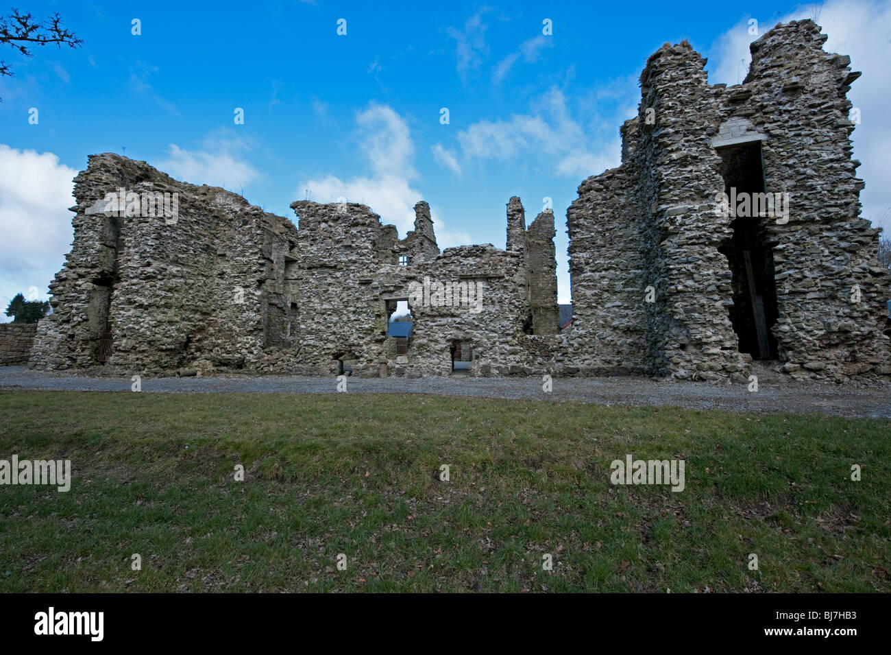 Hamilton Castle, Manorhamilton Co Leitrim Stock Photo