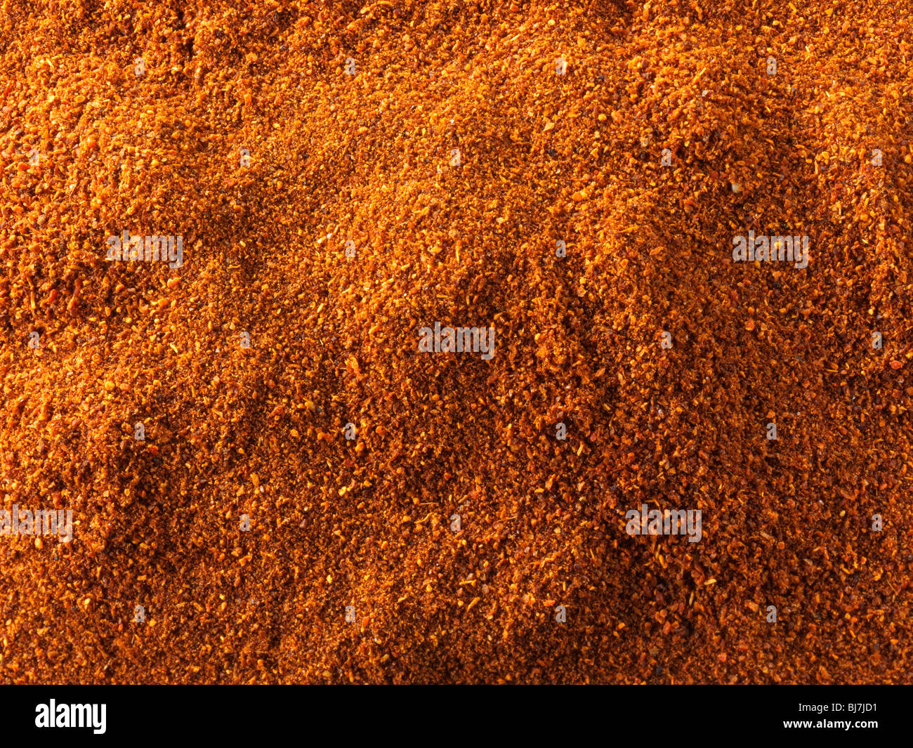 Cayenne pepper spices, close up full frame Stock Photo