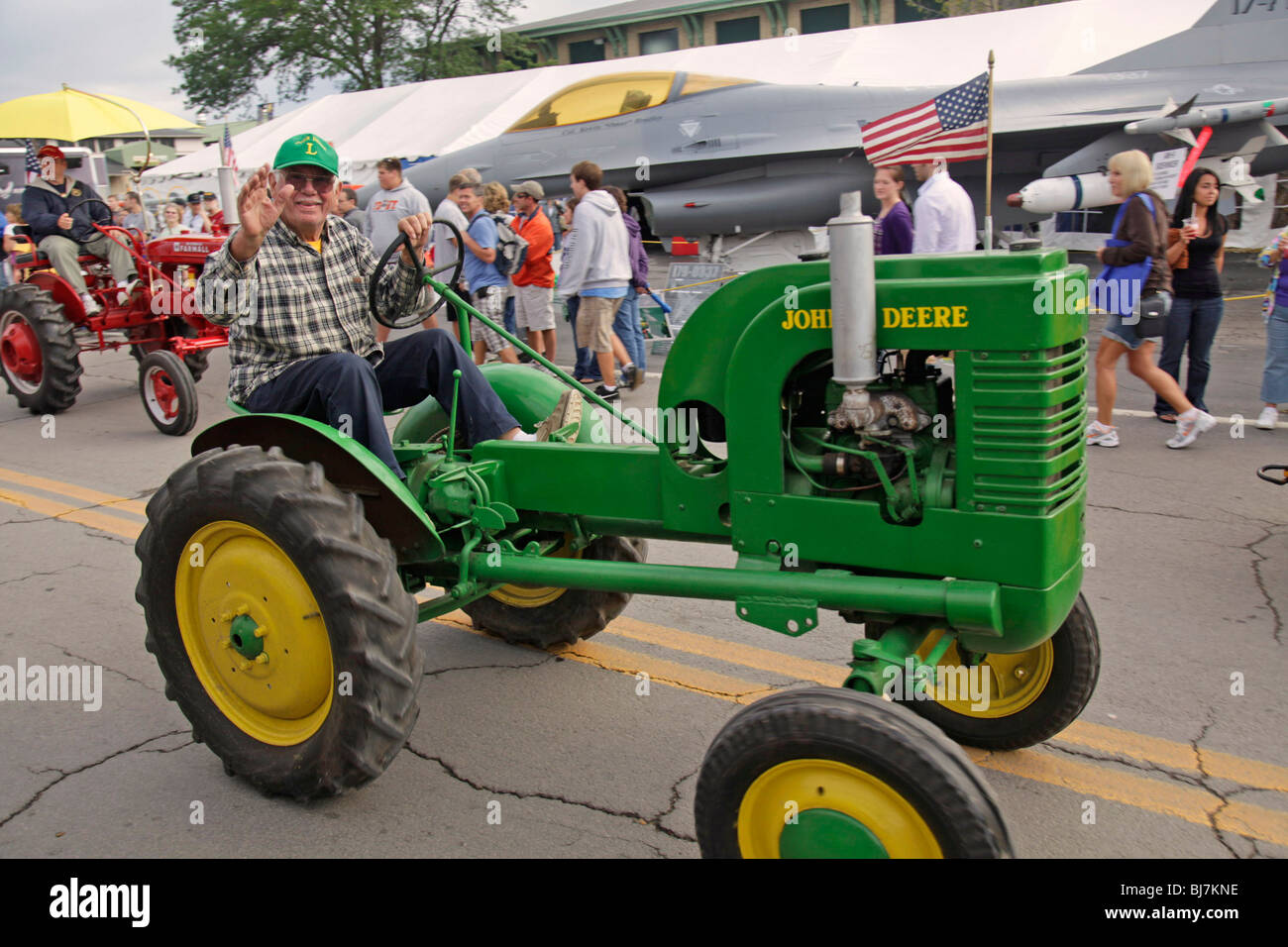 tractor parade at New York State Fair Stock Photo