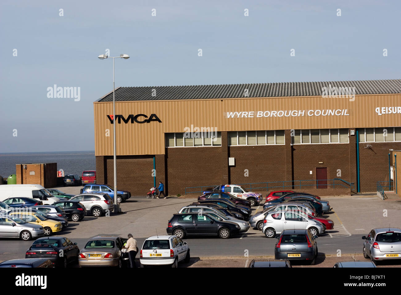 Swimming pool in Fleetwood Lancashire Stock Photo Alamy