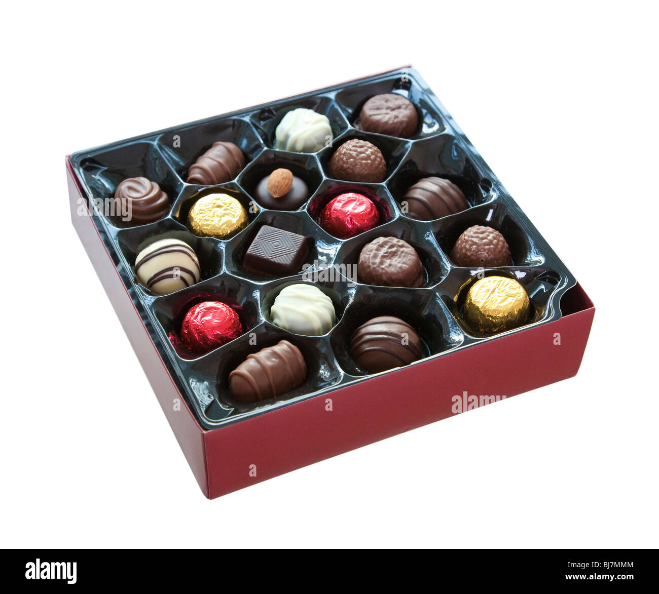 Box Of Luxury Chocolates Stock Photo Alamy