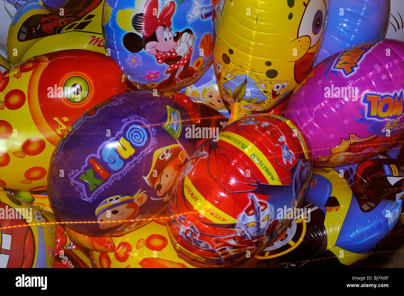 balloons in Pekanbaru, Sumatra, Indonesia Stock Photo