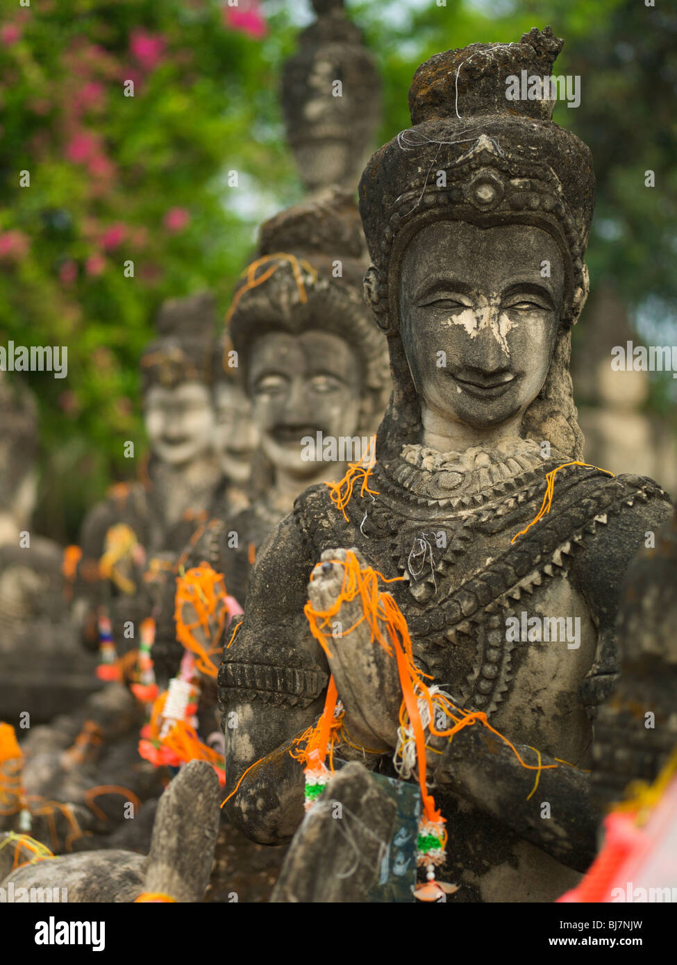 Statues in the Sala Keoku sculpture park Nong Khai Thailand Stock Photo