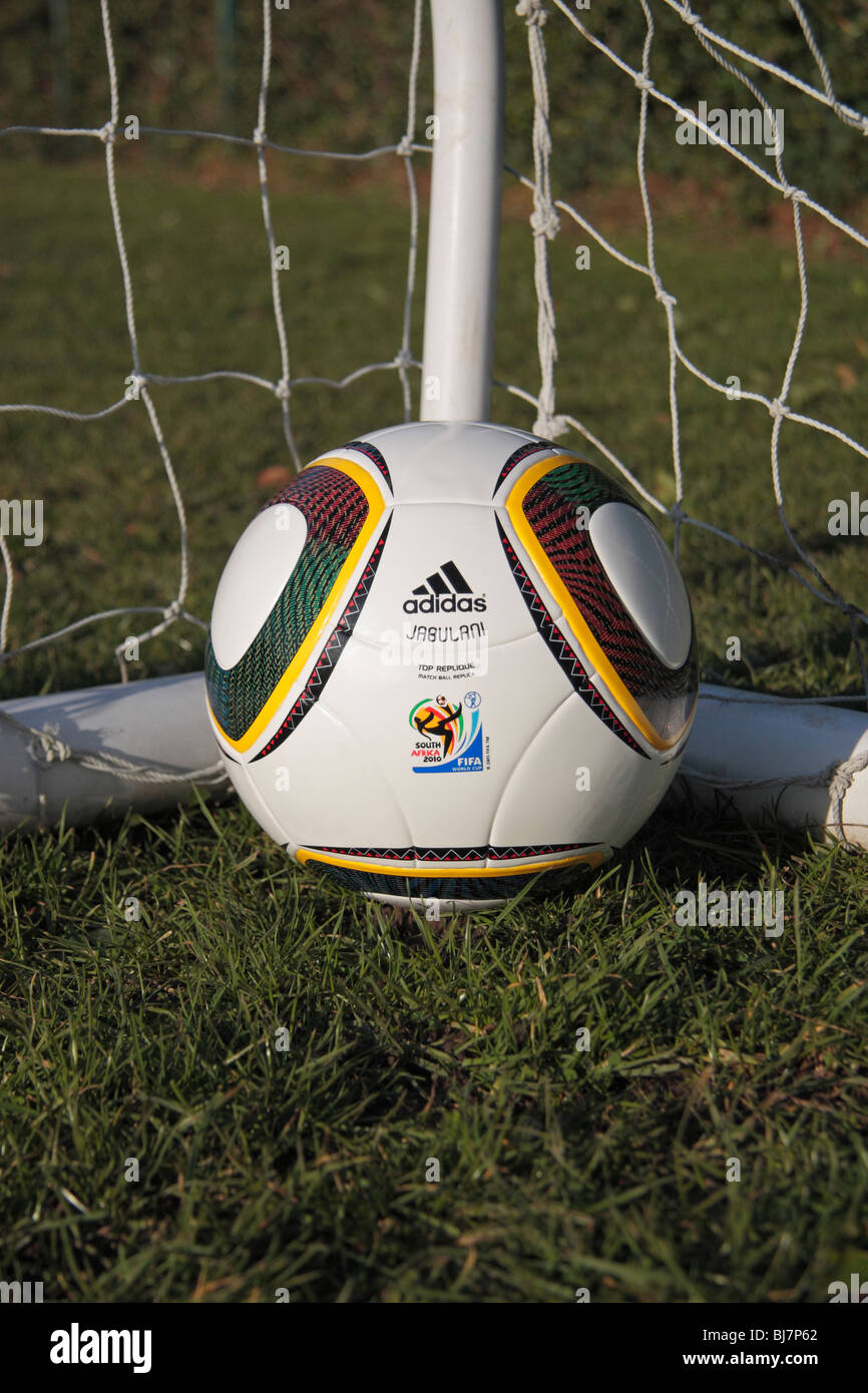 The FIFA 2010 World Cup replica match ball by Adidas, the Jabulani Stock  Photo - Alamy