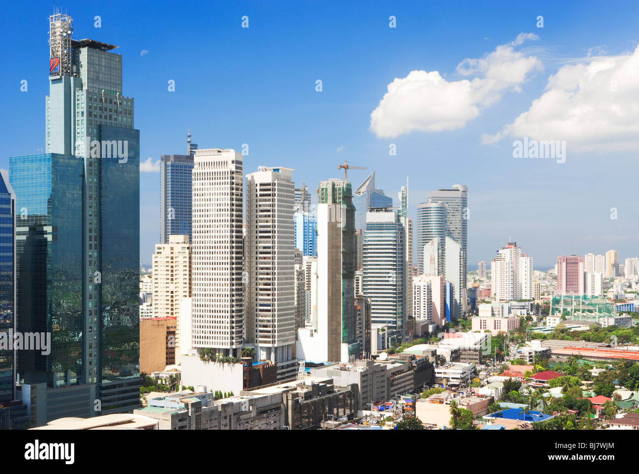 Business district Makati; Manila; Philippines Stock Photo Alamy