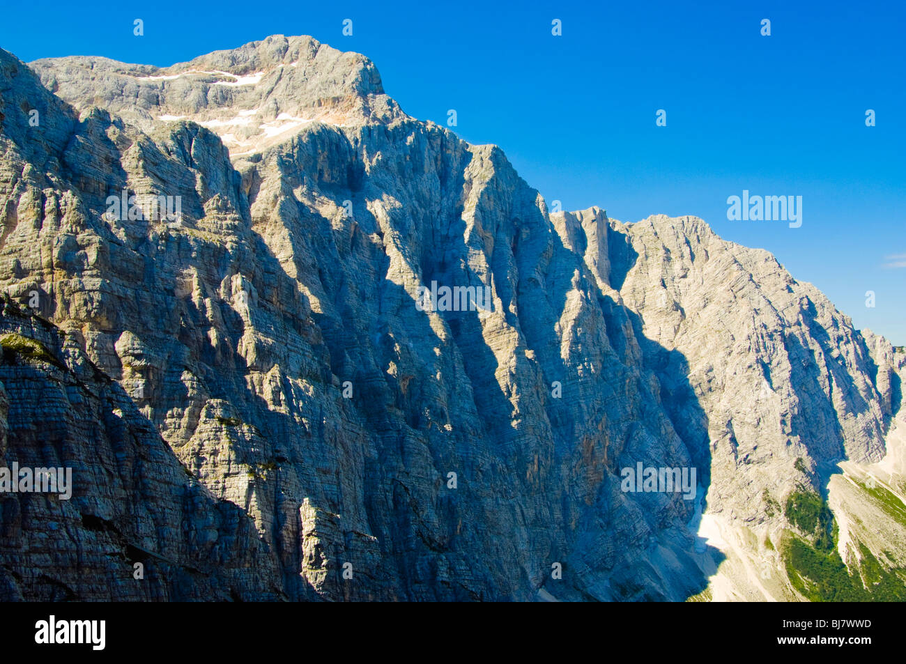 The North Face of 2864m Triglav in the Julian Alps, Slovenia, the country's  highest peak Stock Photo - Alamy
