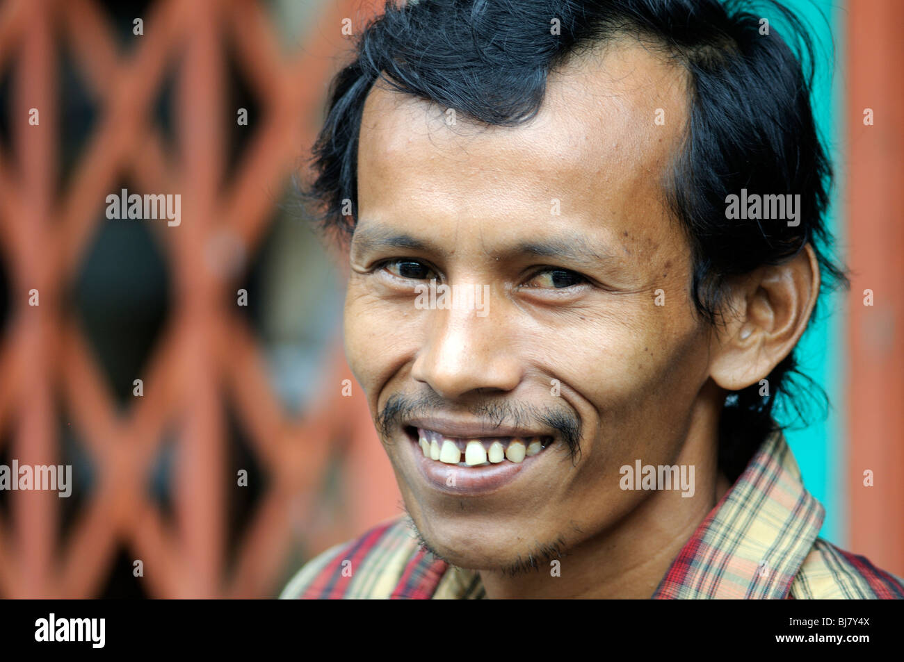 Man In Pekanbaru Sumatra Indonesia Stock Photo Alamy