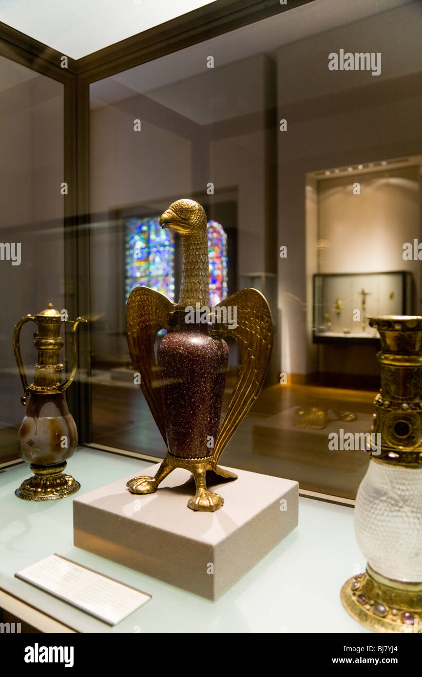 Suger's Eagle, part of the collection and on display at the Dept. of Decorative Arts: Middle Ages. Louvre Museum, Paris. France. Stock Photo