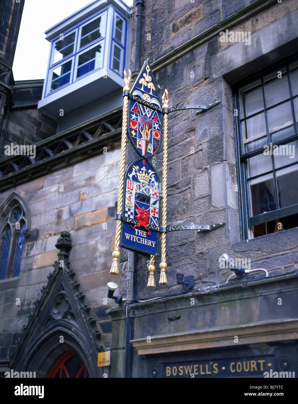 The Witchery Restaurant, Castlehill, Old Town, Edinburgh, Scotland, United Kingdom Stock Photo