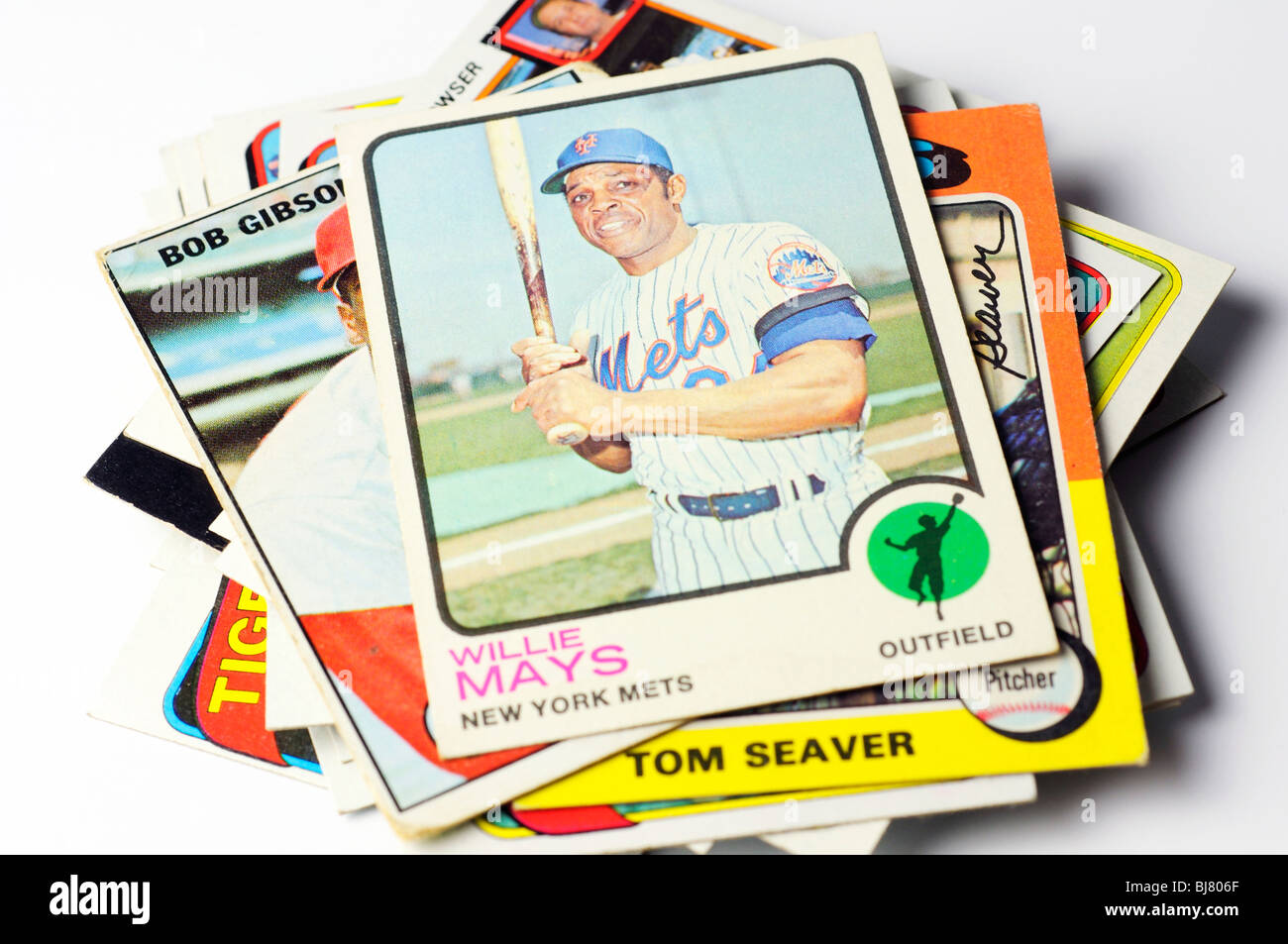 Collectible baseball cards Stock Photo Alamy