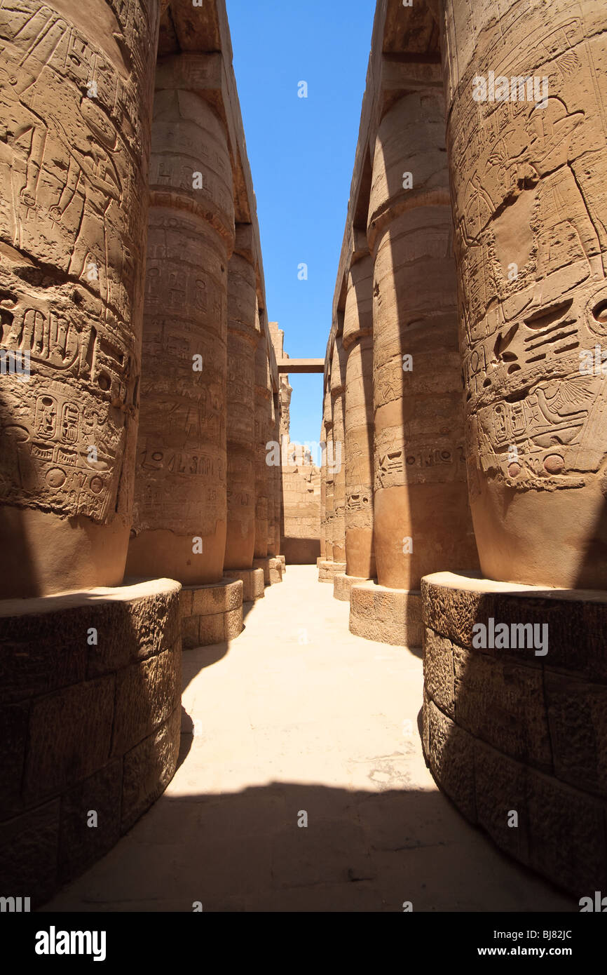 Africa Egypt Karnak Temple Luxor Upper Egypt Stock Photo - Alamy