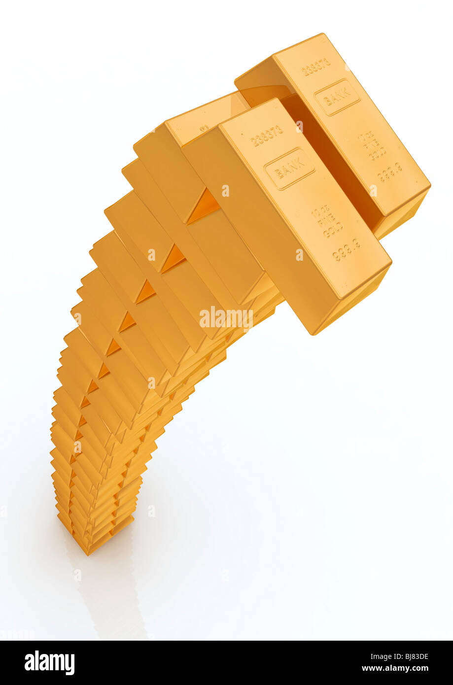 stack of gold bar Stock Photo Alamy
