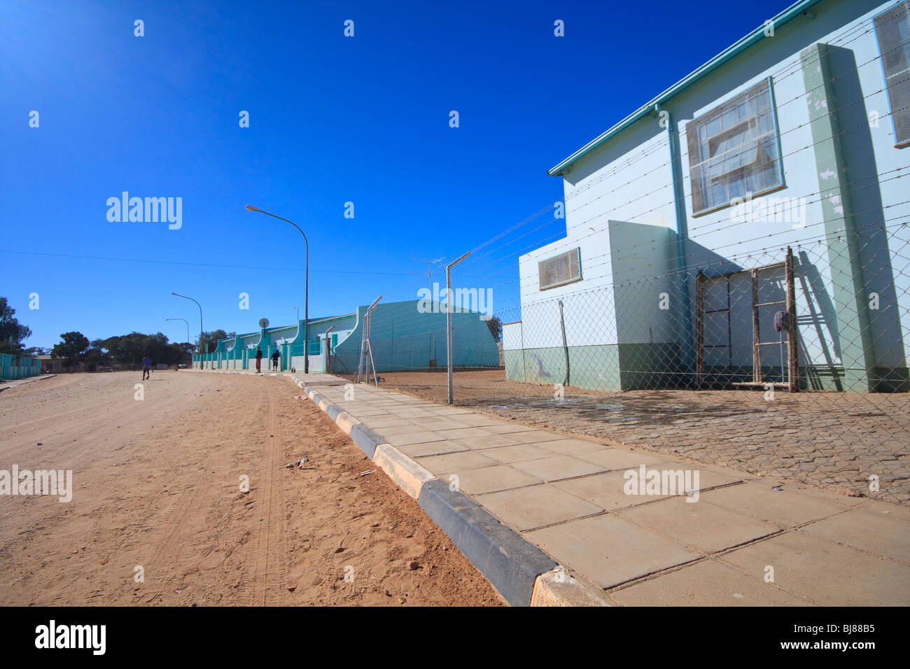 Africa Blue Sky Namibia Rehoboth Shop Store Street Stock Photo