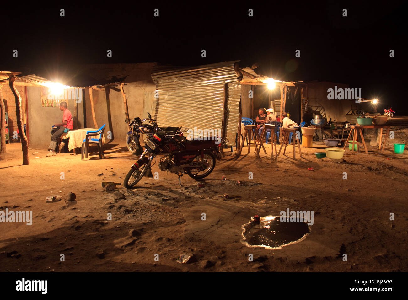 Africa Angola Benguela Lubango Bike Quilengues Stock Photo