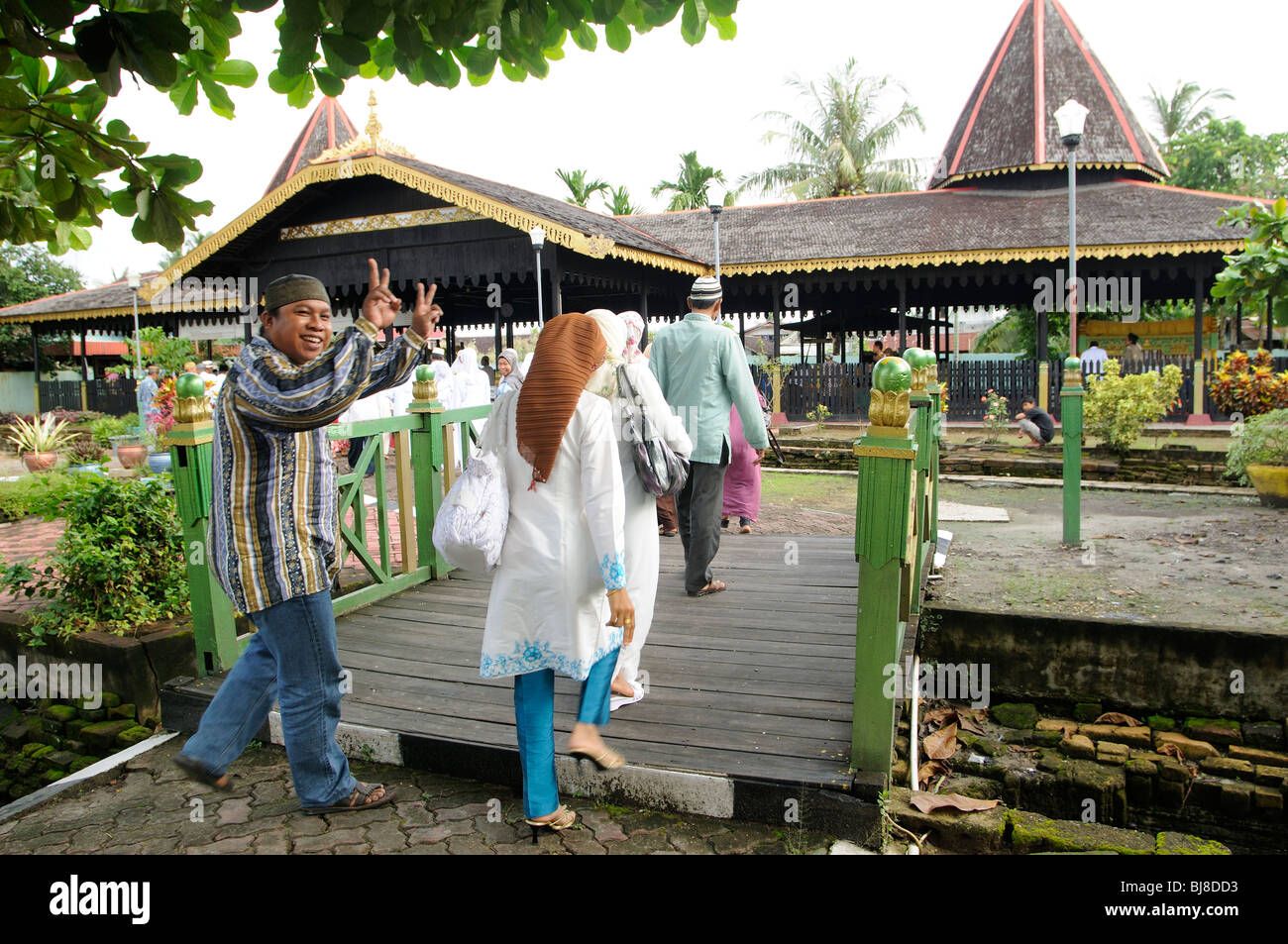 Sultan Surian Kuin Mosque, Banjarmasin, Kalimantan, Indonesia Stock Photo