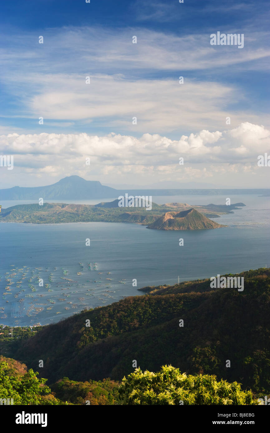 Lake Taal; Volcano Island: Batangas; Philippines Stock Photo