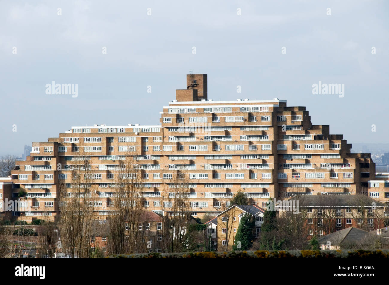 Dawson's Heights Estate, East Dulwich, South London Stock Photo