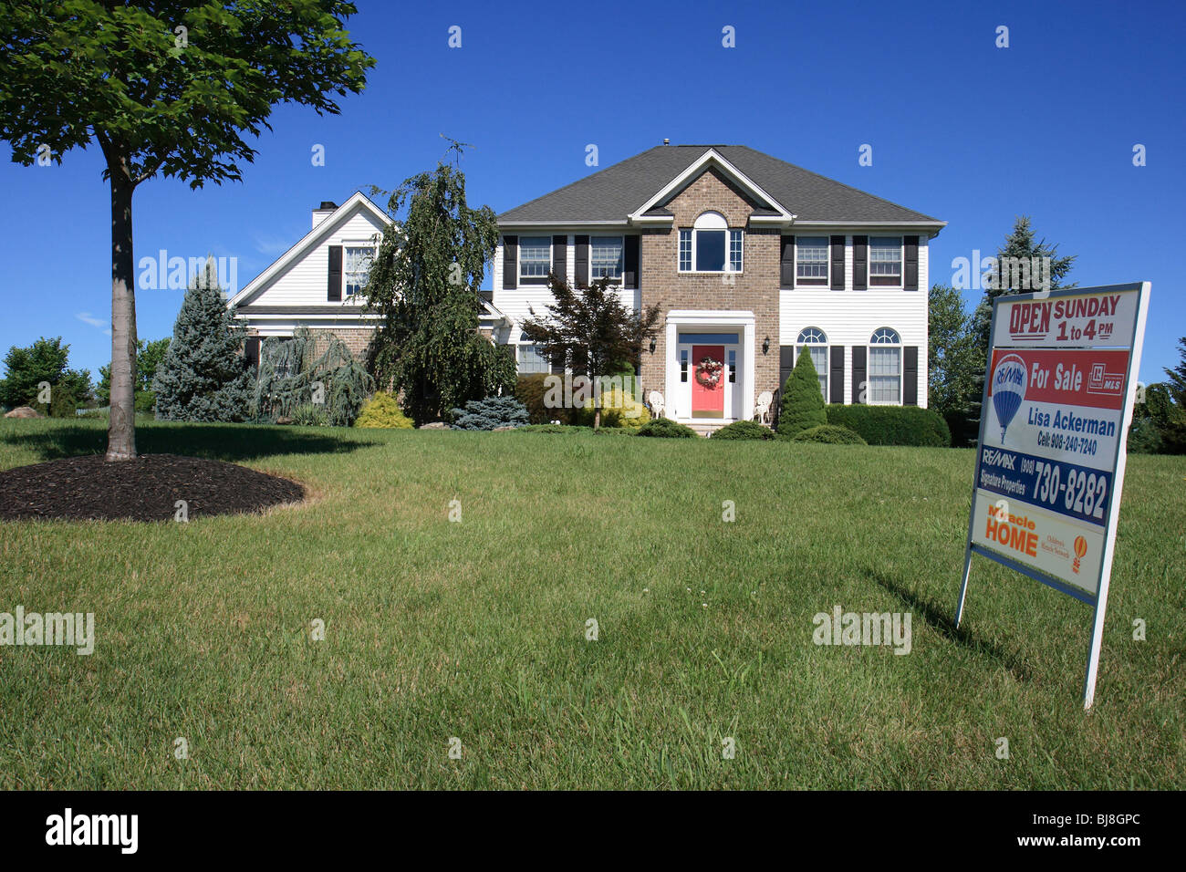 Single family house for sale, USA Stock Photo