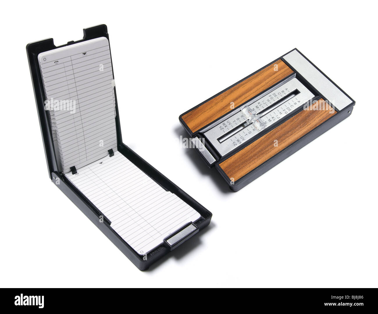 Phone Index Organizer Stock Photo Alamy