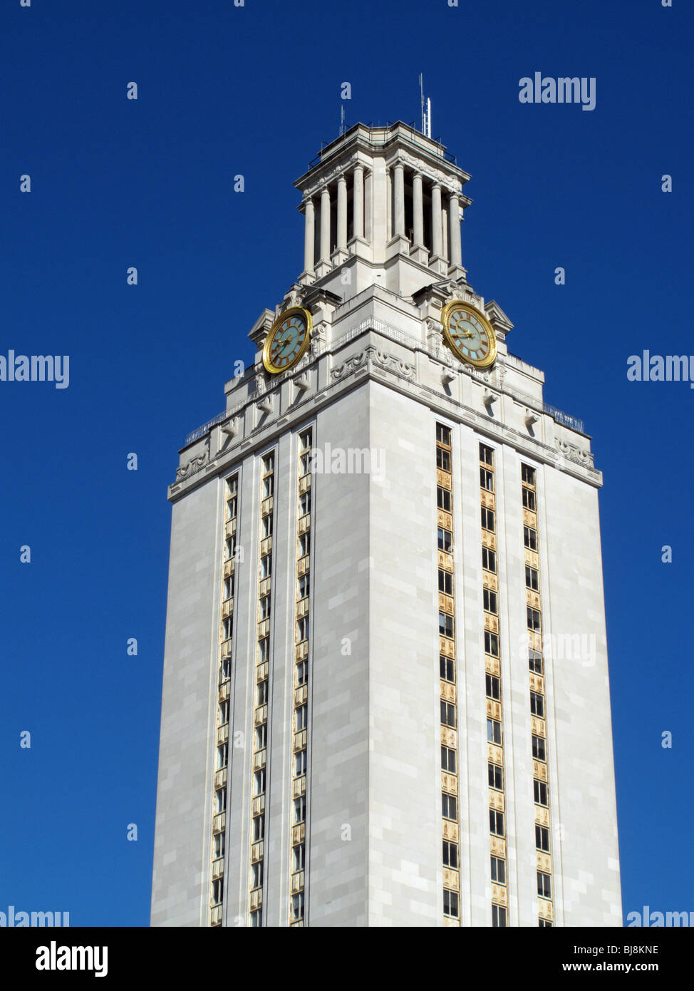 Main clock tower at University of Texas in Austin Stock Photo Alamy