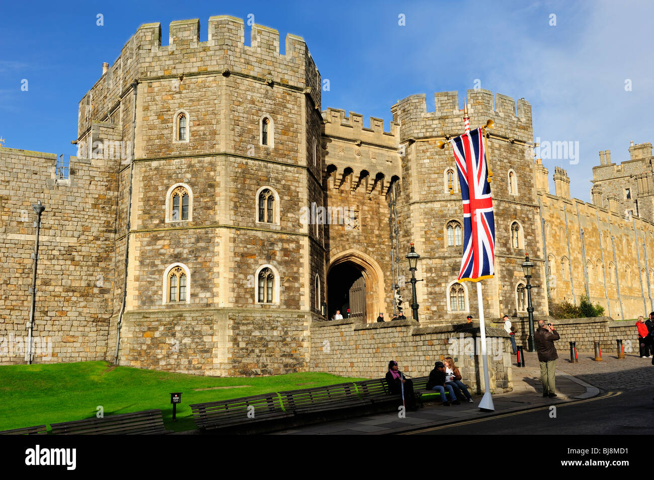 Main entrance to Windsor Castle, Berkshire, England Stock Photo - Alamy