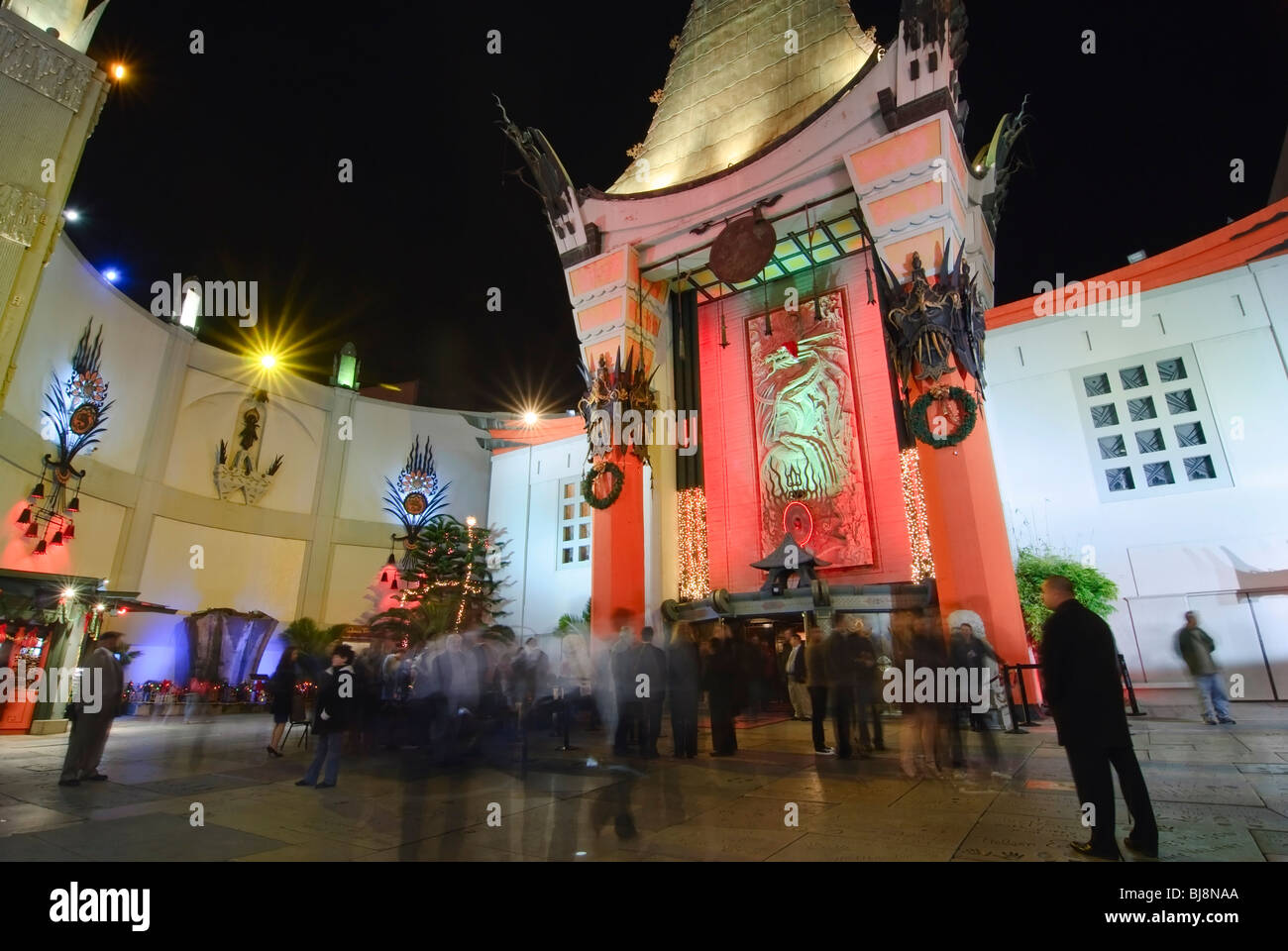 Grauman's Chinese Theatre in Hollywood, California. Stock Photo