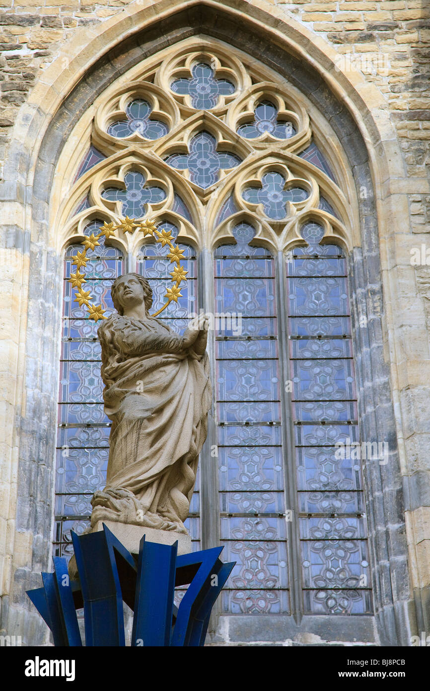 Virgin Mary Immaculate . prague . czech republic Stock Photo