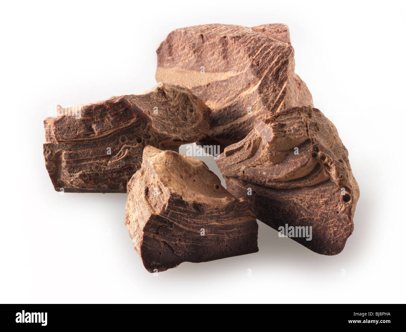 Cacao Liquor - compressed raw cacoa Stock Photo - Alamy