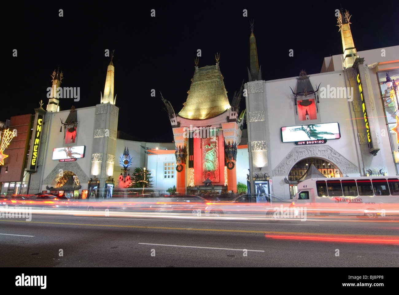 Grauman's Chinese Theatre in Hollywood, California. Stock Photo