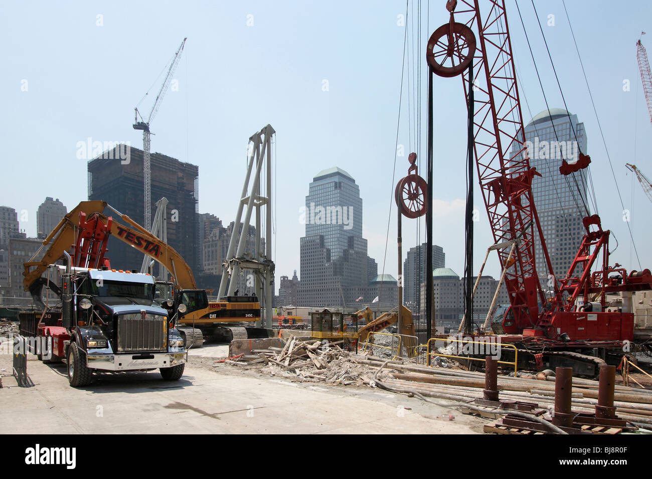 Ground Zero construction site, New York City, USA Stock Photo - Alamy