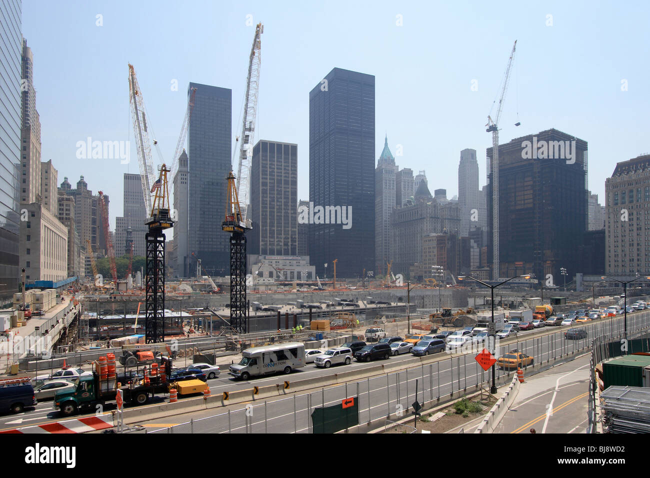 Ground Zero construction site, New York City, USA Stock Photo - Alamy