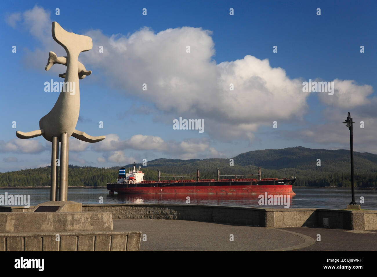 Waterfront park and seawall, Prince Rupert, BC Stock Photo Alamy