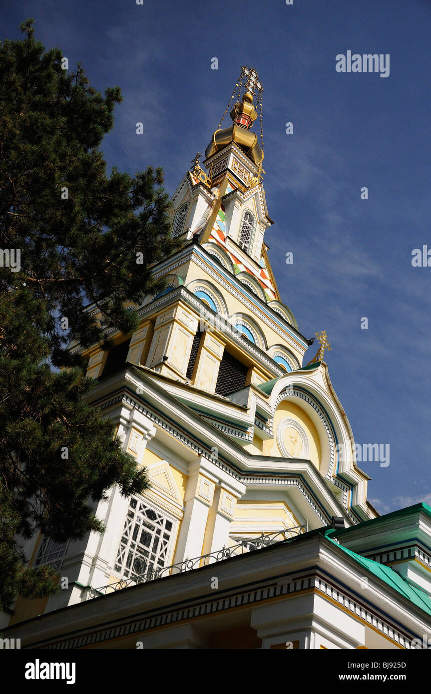 Ascension Cathedral, Almaty Stock Photo