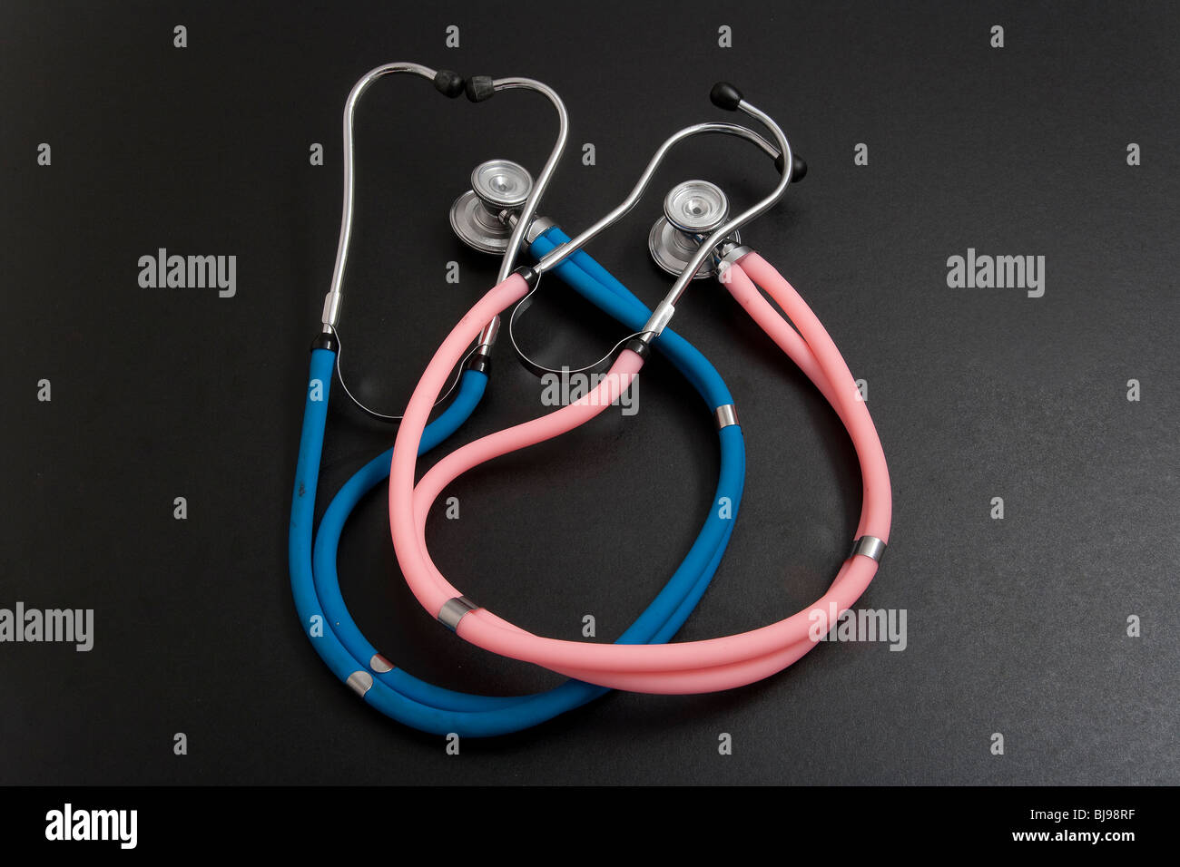 Pink Medical Instrument Blue and Pink, his and hers, Medical Stethoscopes- Instruments for ...