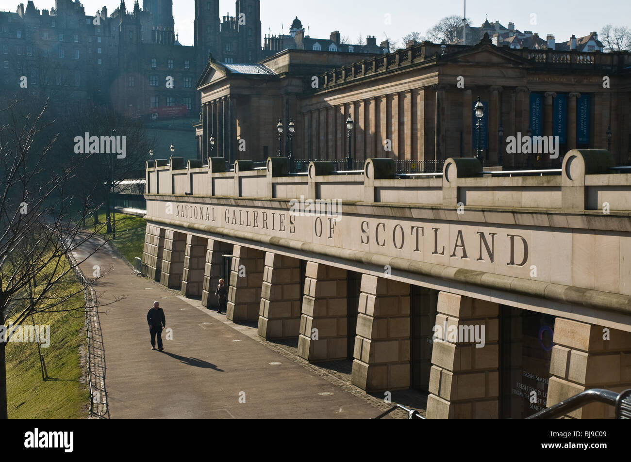 dh National galleries of Scotland PRINCES ST GARDENS EDINBURGH Stock