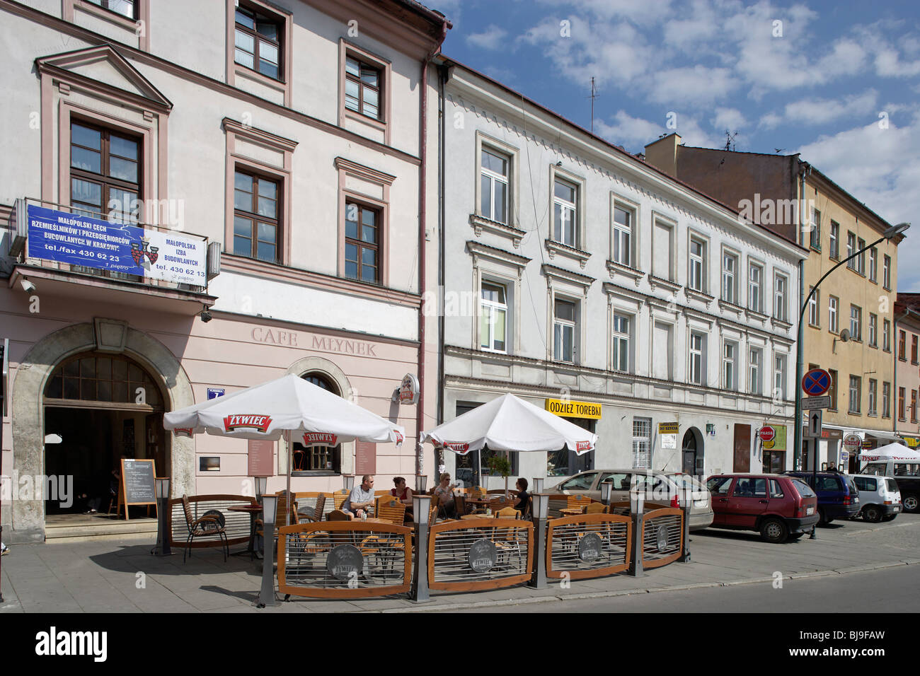 Kazimierz historic district,Wolnica Square,former Jewish Quarter,Cracow ...