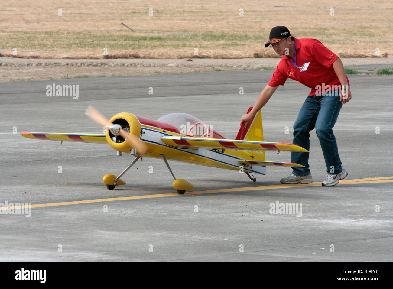 Model airplane displays for public’s visiting Stock Photo - Alamy