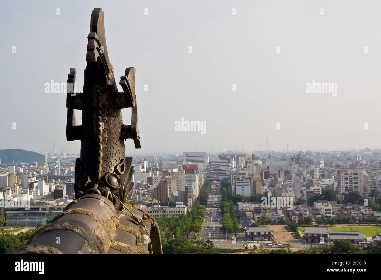 Building Fort Himeji HimejiJo Castle Japan Kansai Stock Photo Alamy