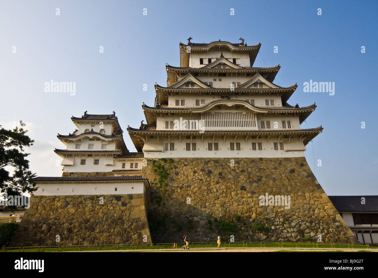 Building Fort Himeji HimejiJo Castle Japan Kansai Stock Photo Alamy