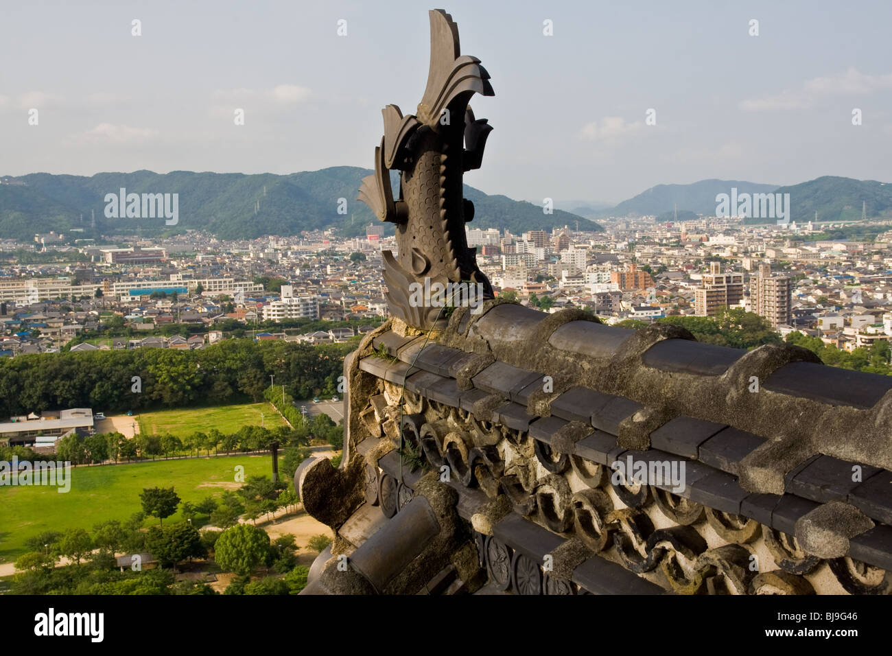 Building Fort Himeji HimejiJo Castle Japan Kansai Stock Photo Alamy