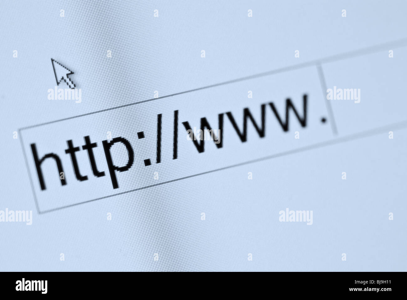 www http - Web browser Stock Photo