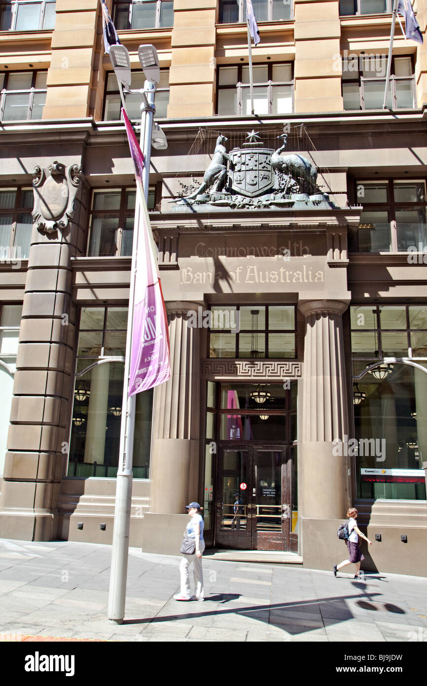 Commonwealth Bank Building, Sydney, Australia Stock Photo
