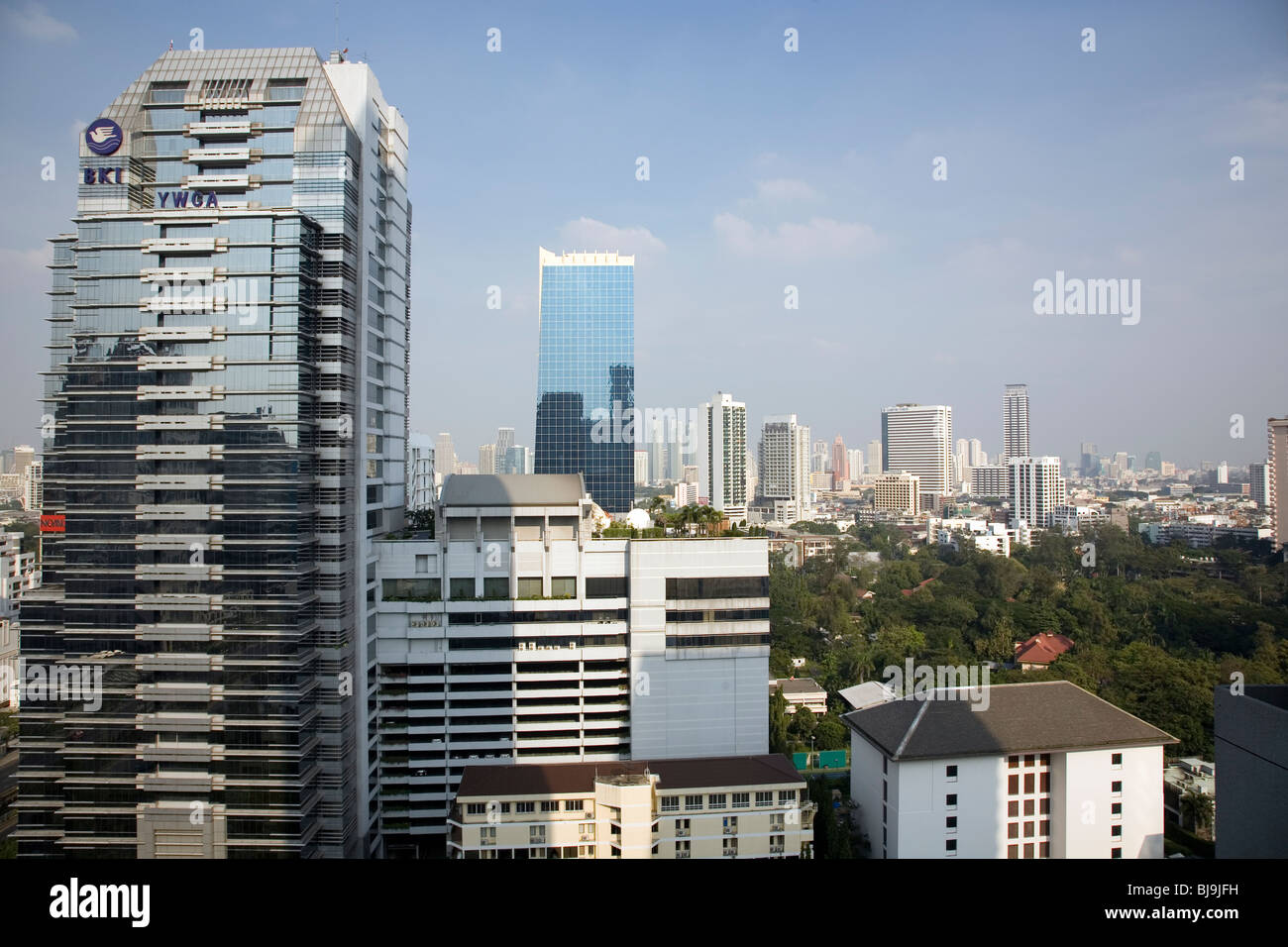 Bangkok City Buildings daytime Stock Photo - Alamy