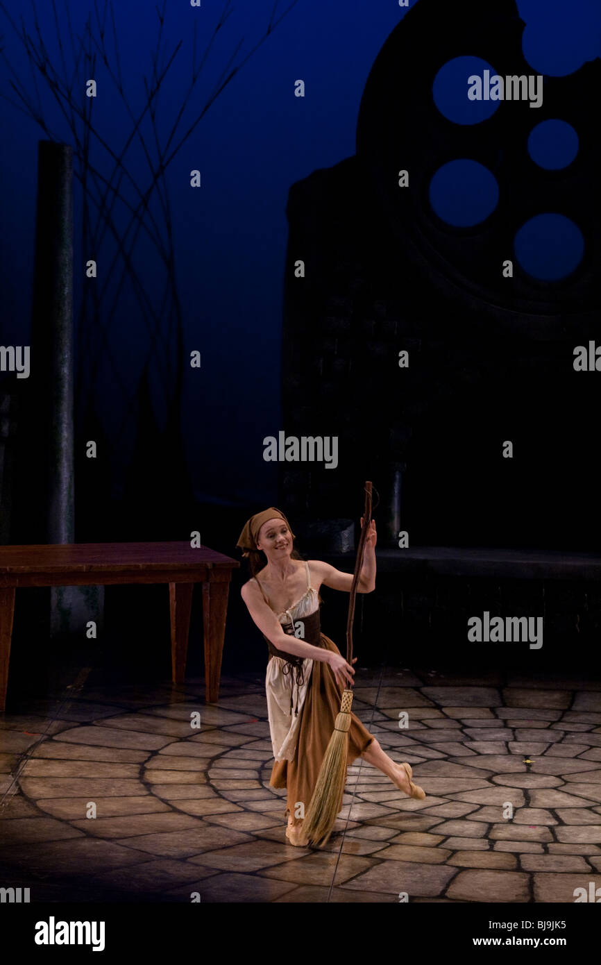 female ballet performer cinderella story Stock Photo