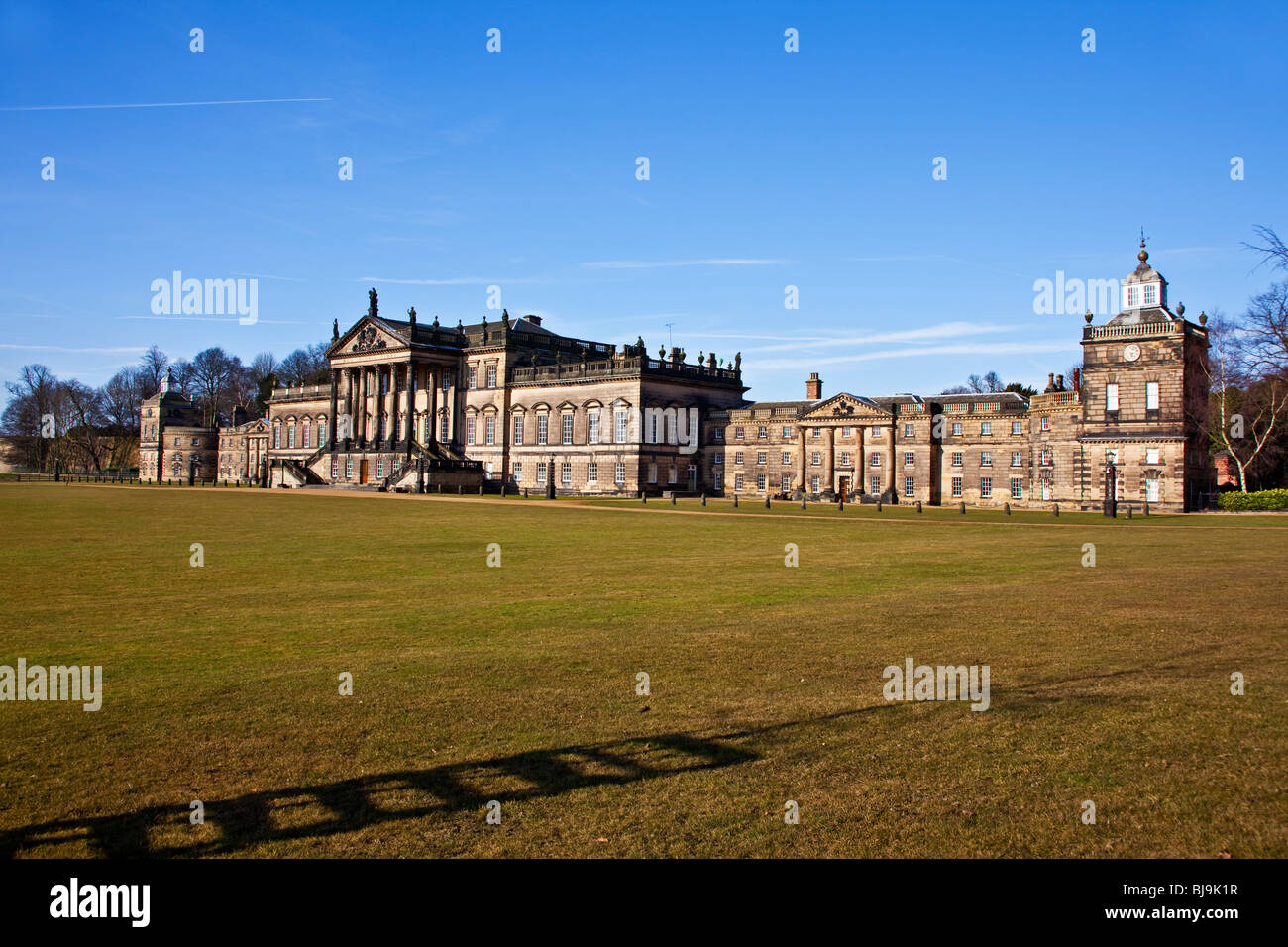 the mansion house on the wentworth woodhouse estate wentworth south Yorkshire england UK Stock