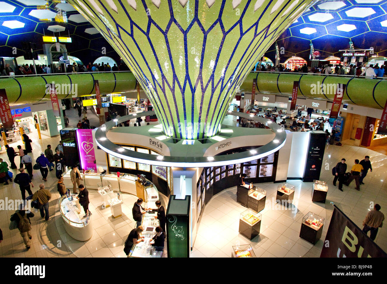 Abu Dhabi airport, United Arab Emirates Stock Photo
