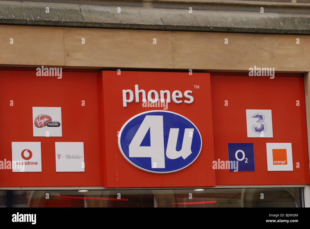 Phones 4u, Cambridge, England UK Stock Photo